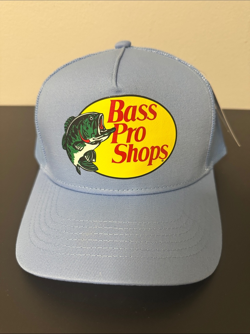 Bass Pro Shops Light Blue Logo Patch Cap